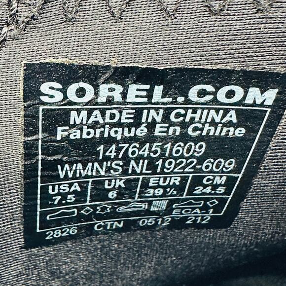 Sorel Women's Medina Waterproof Heeled Rubber Rain Boots Cabernet Red Size 7.5 - Picture 11 of 11